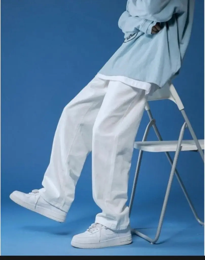 white straighten down