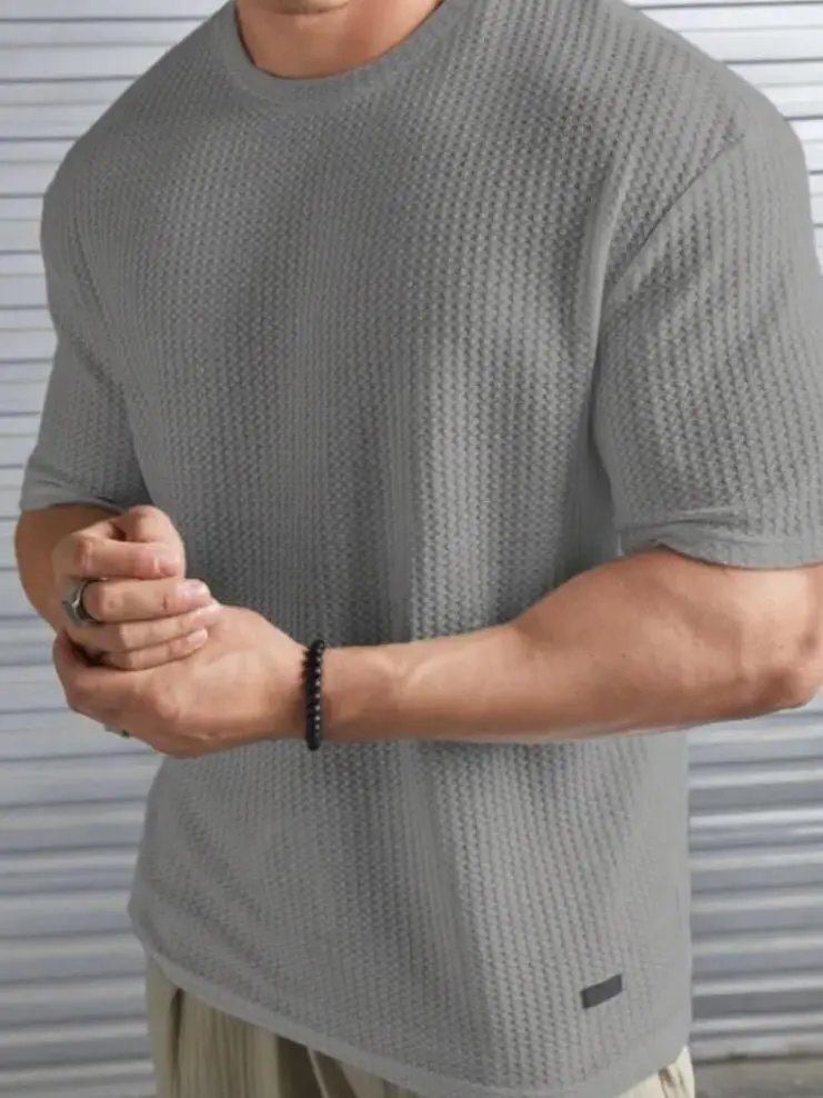 grey waffle oversized