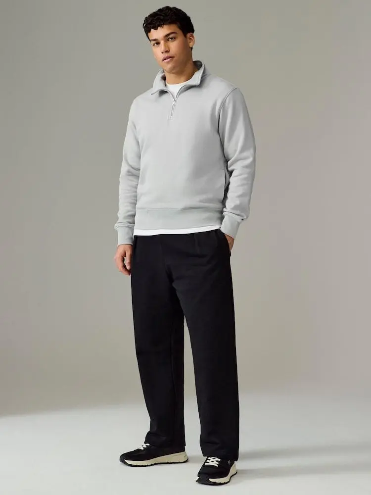 light grey zipper sweatshirt