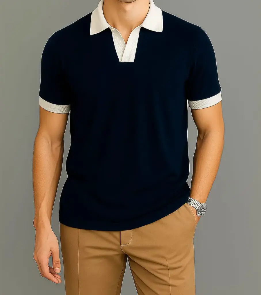 dark blue polo